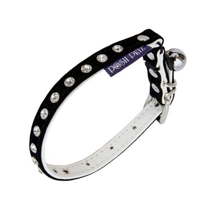 Posh Petz® Diamante Velvet Cat Safety Collar - Image 6