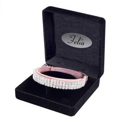 Exclusive Jewellery Cat Collar By Felia™ Set With Crystals From Swarovski®