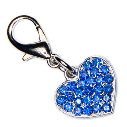 Clip On Crystal Heart Charm - Image 4