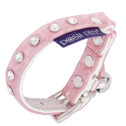 Posh Petz® Diamante Velvet Kitten Safety Collar - Image 3