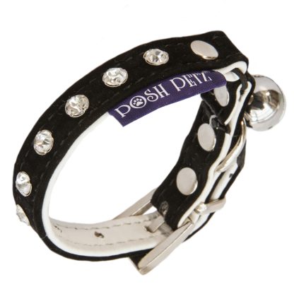 Posh Petz® Diamante Velvet Kitten Safety Collar - Image 8