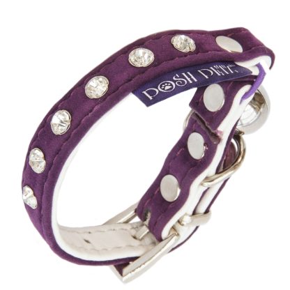 Posh Petz® Diamante Velvet Kitten Safety Collar - Image 7